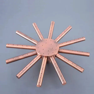 Antique Red Copper Bracket High Pressure Hand Spray Bathroom Accessory-Shower Accessories-Index Bath
