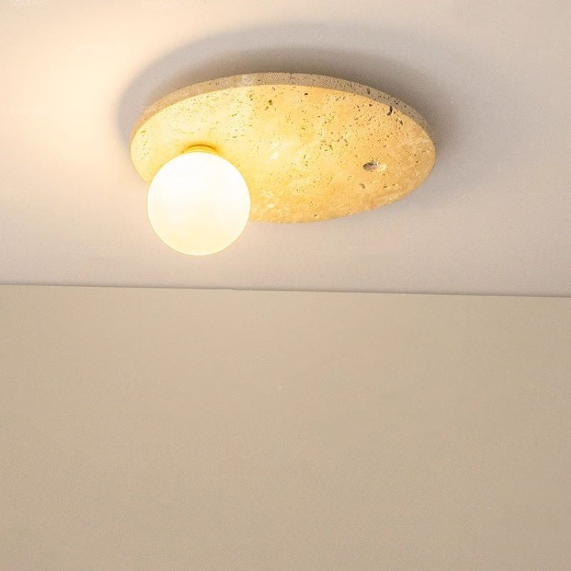 Globusglas-Metall moderne Deckenleuchte, Aufbaumontage, für Wohnzimmer