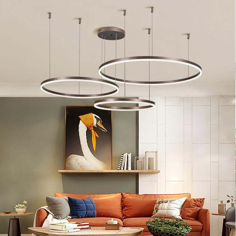 Suspension Tir Circle avec lumière dimmable