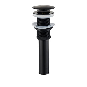 Basin Faucet - Matte Black Basin Sink Pop Up Drain Brass Drain Plug Sink Drain