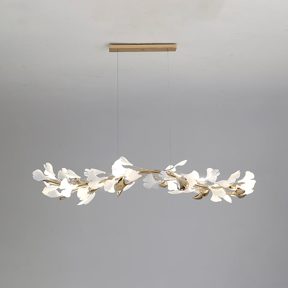 Lustre Art déco doré rayonnant pour une ambiance chaleureuse