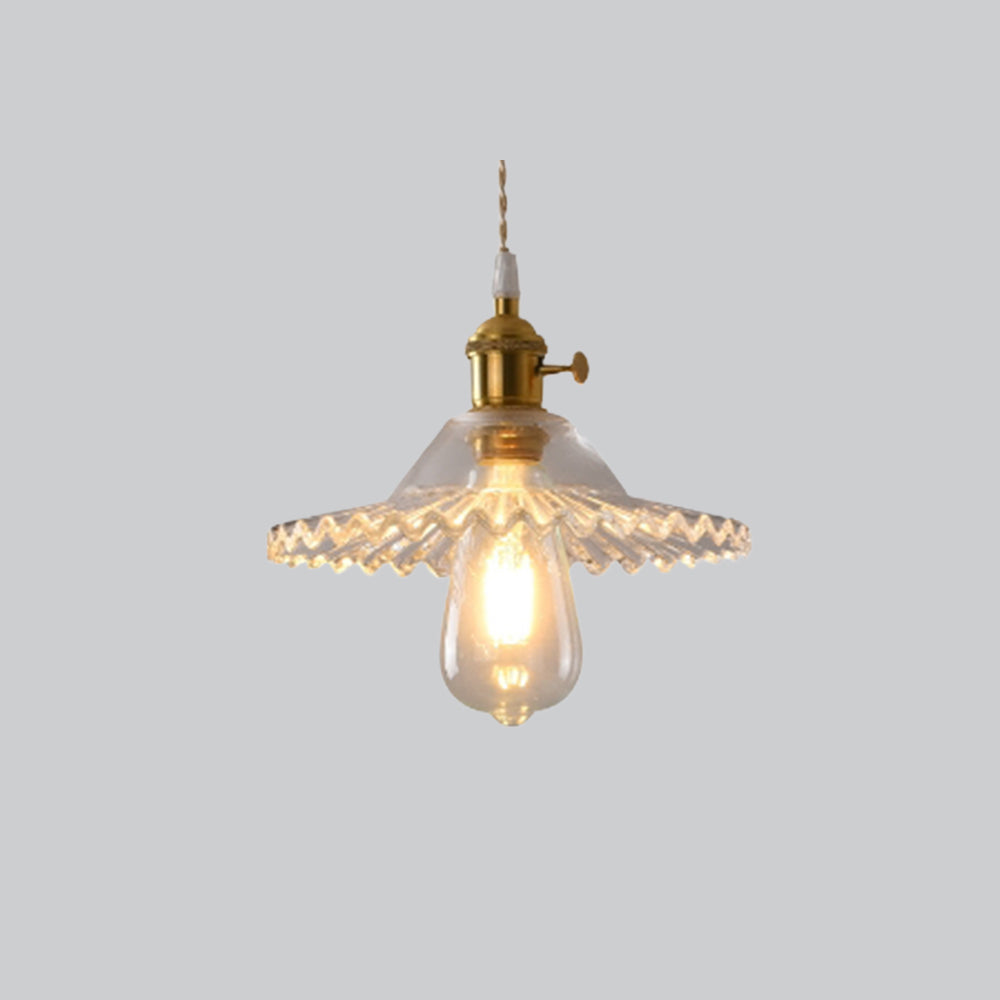 Lustre Art déco en laiton et verre élégance intemporelle