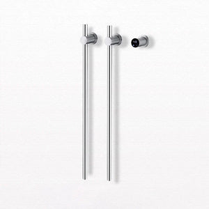 Bathroom Black Electric Towel Rack Hidden Wire Bath Towel Rail Smart Touch Control Towel Warmer Stainless Steels Bathrobe Dryer