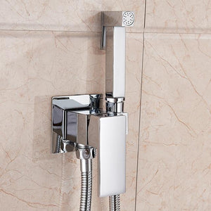 Bidet Faucet - Square Shower Sprayer Head Tap Bidet
