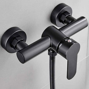 Basin Faucet - Stainless Steel Shower Faucets Triple Faucet Mixer Valve Nozzle Tap