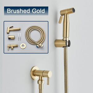 Toilet Bidet Sprayer Faucet Bathroom Stainless Steel Shower Bidet-Bidet Faucet-Index Bath