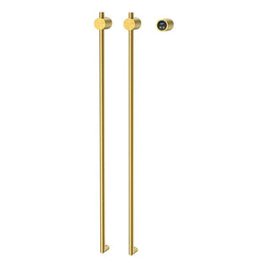 Vertical Style Bathroom Heated Towel Rack Electric Towel Drying Rack-Towel Bars & Hooks-Index Bath-Brushed Silver-110V-Index Bath