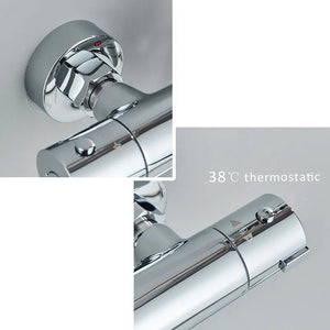 Wall Mounted Bath Faucet Long Spout Bathtub Mixer Faucet With Handheld-Shower Faucet-Index Bath-long spout full set-Index Bath