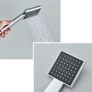 Wall Mounted Bath Faucet Long Spout Bathtub Mixer Faucet With Handheld-Shower Faucet-Index Bath-long spout full set-Index Bath