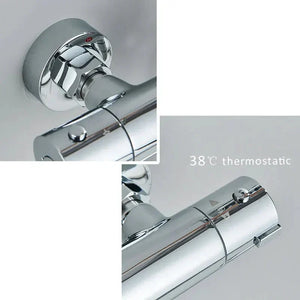 Wall Mounted Bath Faucet Long Spout Bathtub Mixer Faucet With Handheld-Shower Faucet-Index Bath-long spout full set-Index Bath