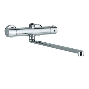 Wall Mounted Bath Faucet Long Spout Bathtub Mixer Faucet With Handheld-Shower Faucet-Index Bath-long spout valve-Index Bath
