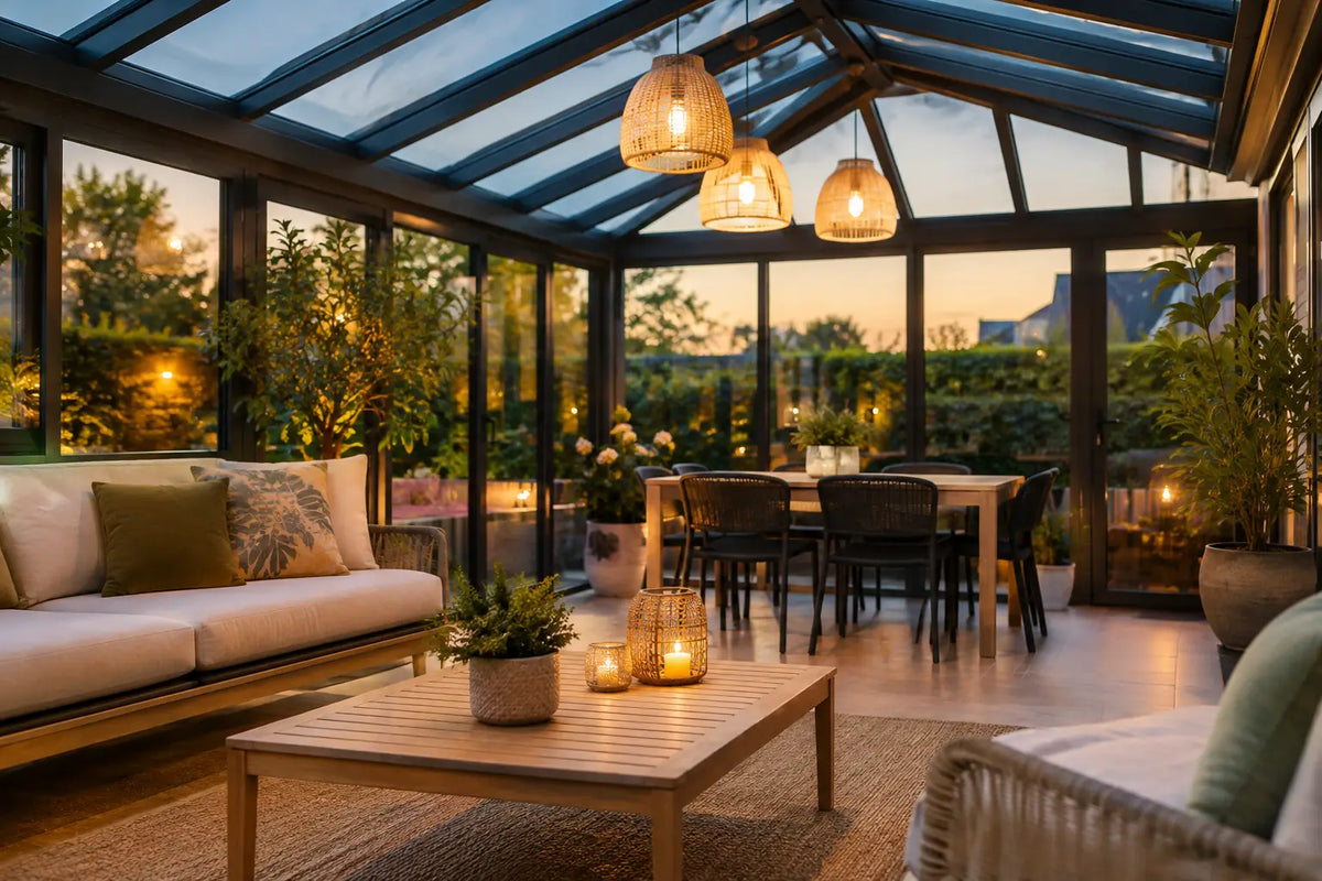 Guide éclairage décoratif pour véranda réussi