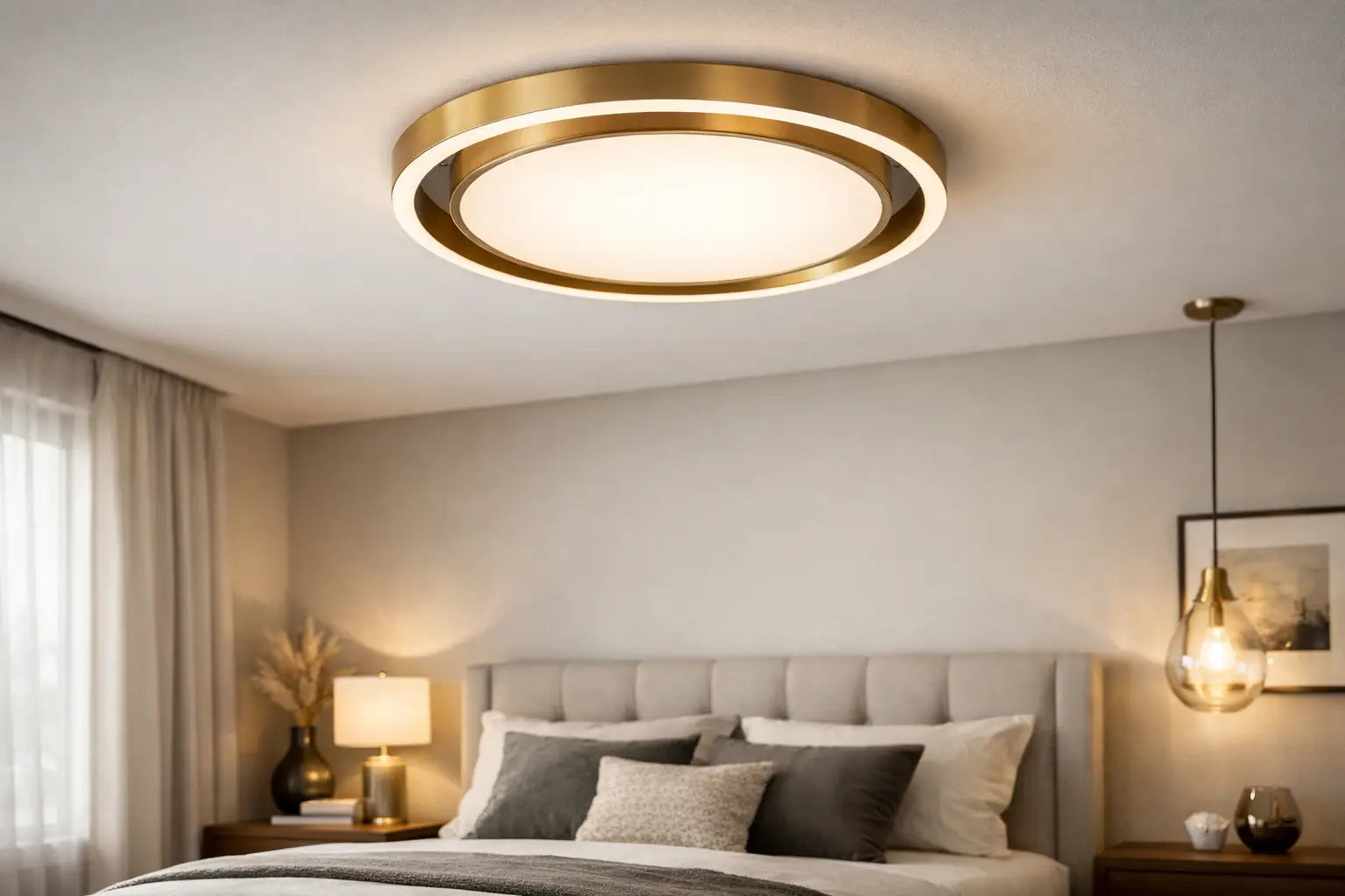 Plafonnier design chambre adulte : bien choisir