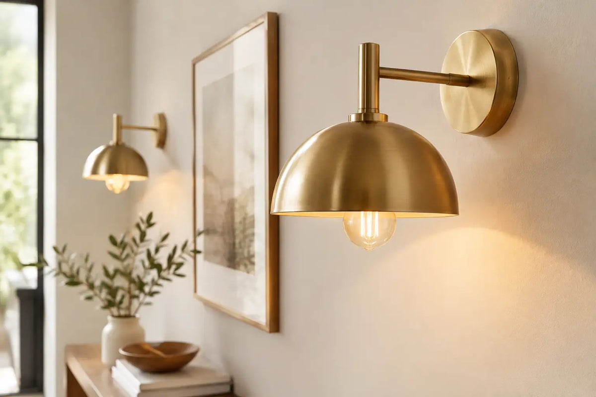 Les plus belles appliques en laiton pour sublimer