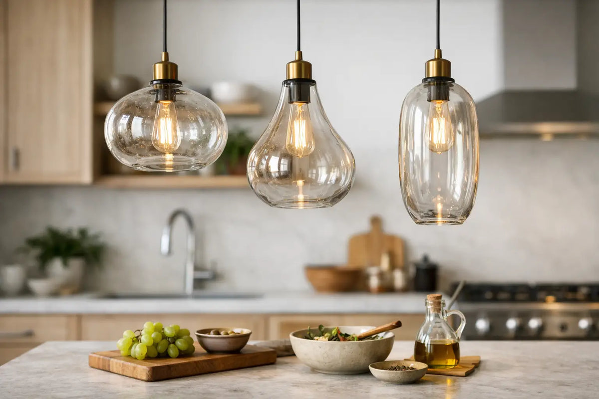 Choisir une suspension verre soufflé pour cuisine