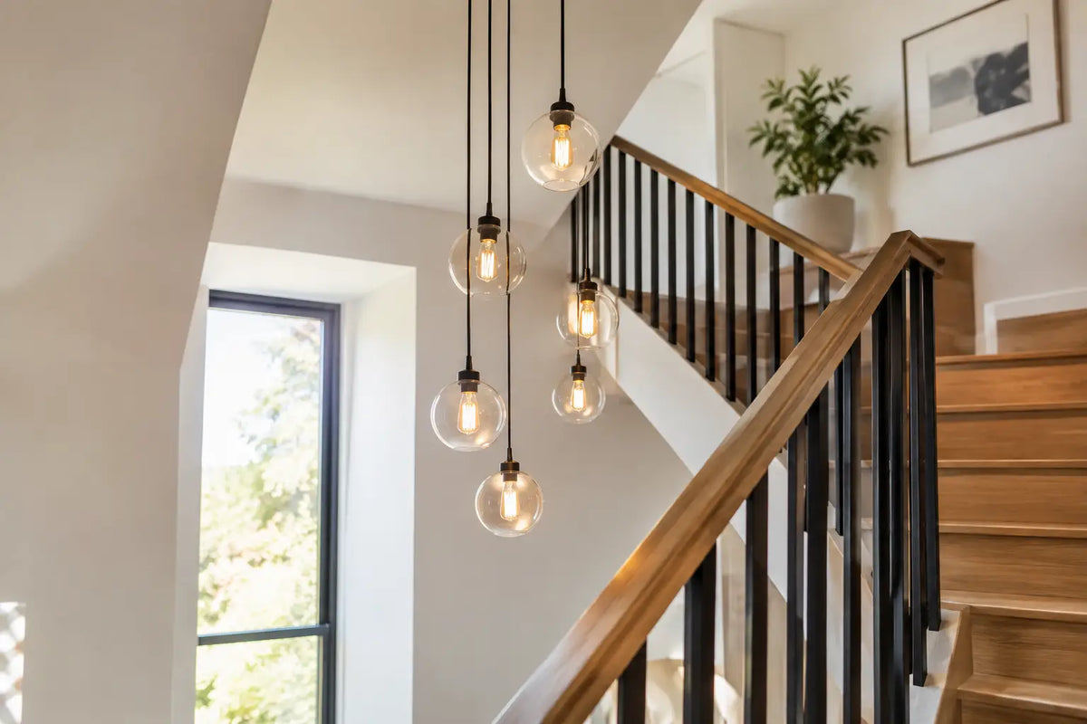Installer une suspension dans un escalier : conseils