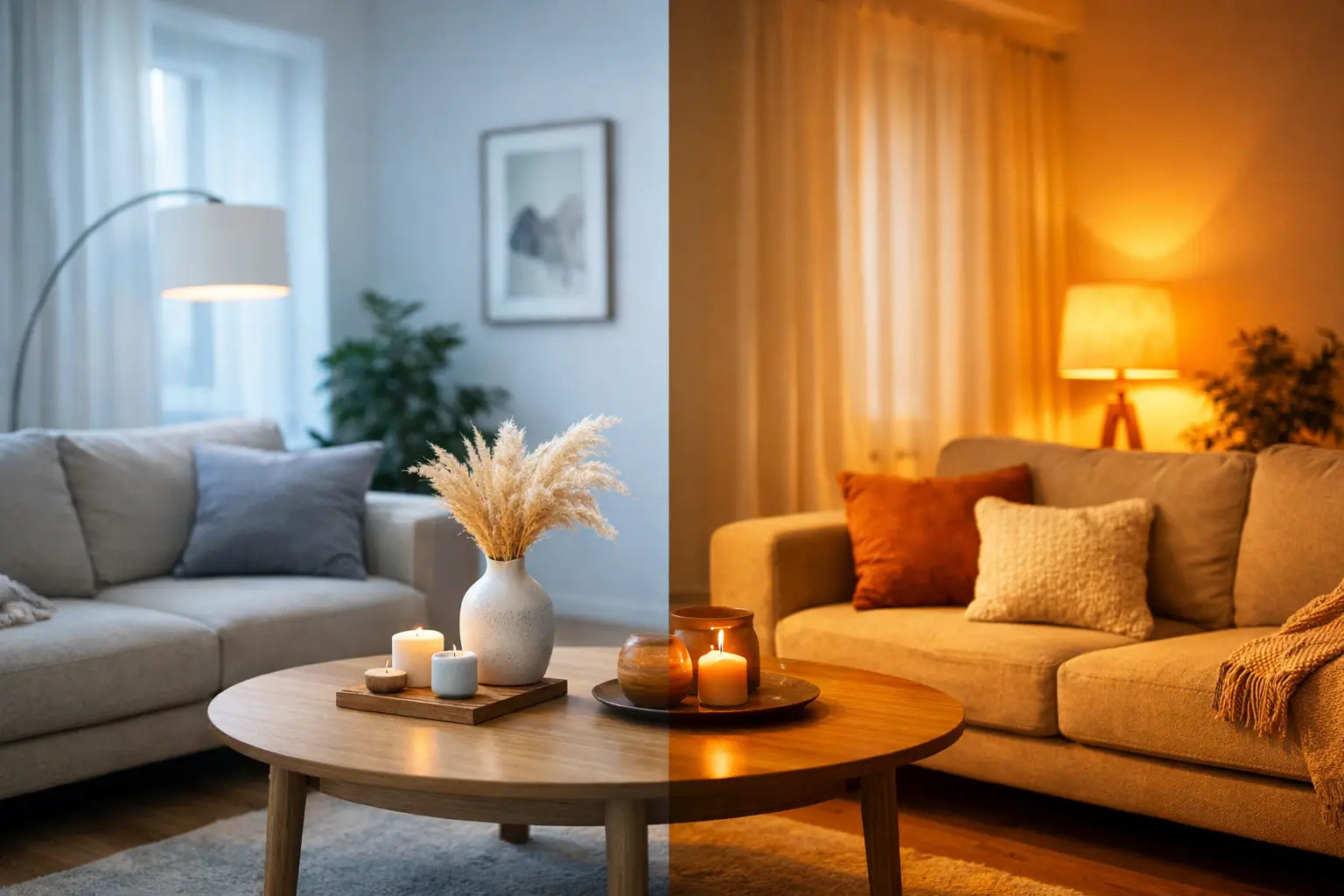 Quelle température de lumière pour le salon ?