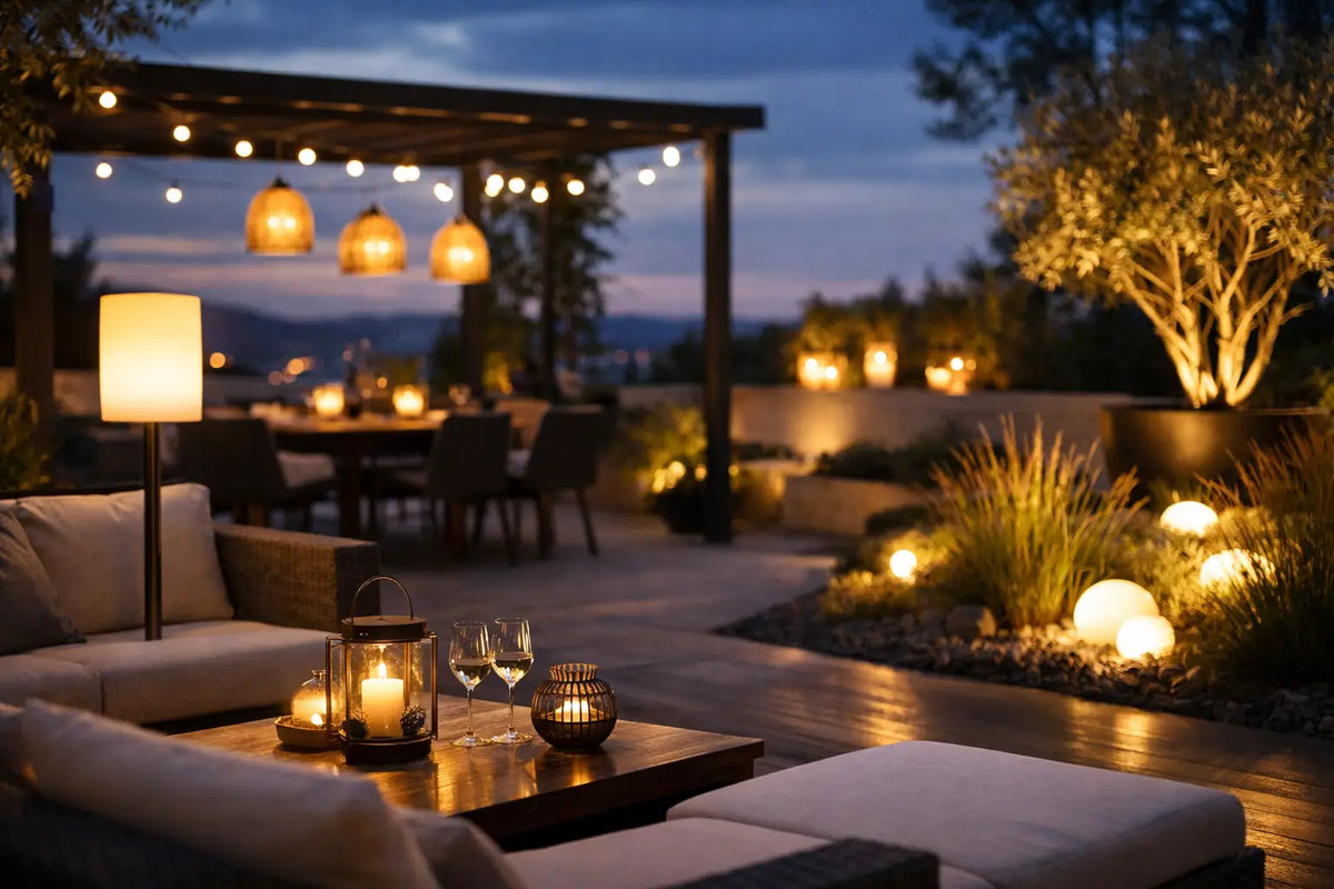 Comment éclairer une terrasse avec élégance