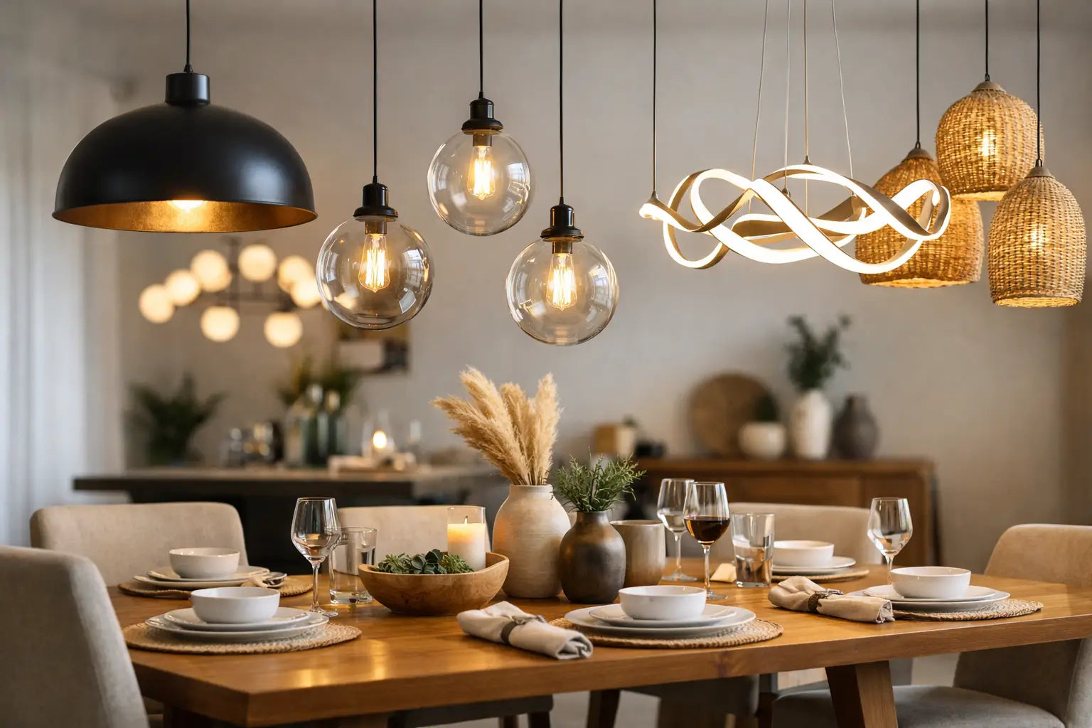10 idées luminaires pour salle à manger