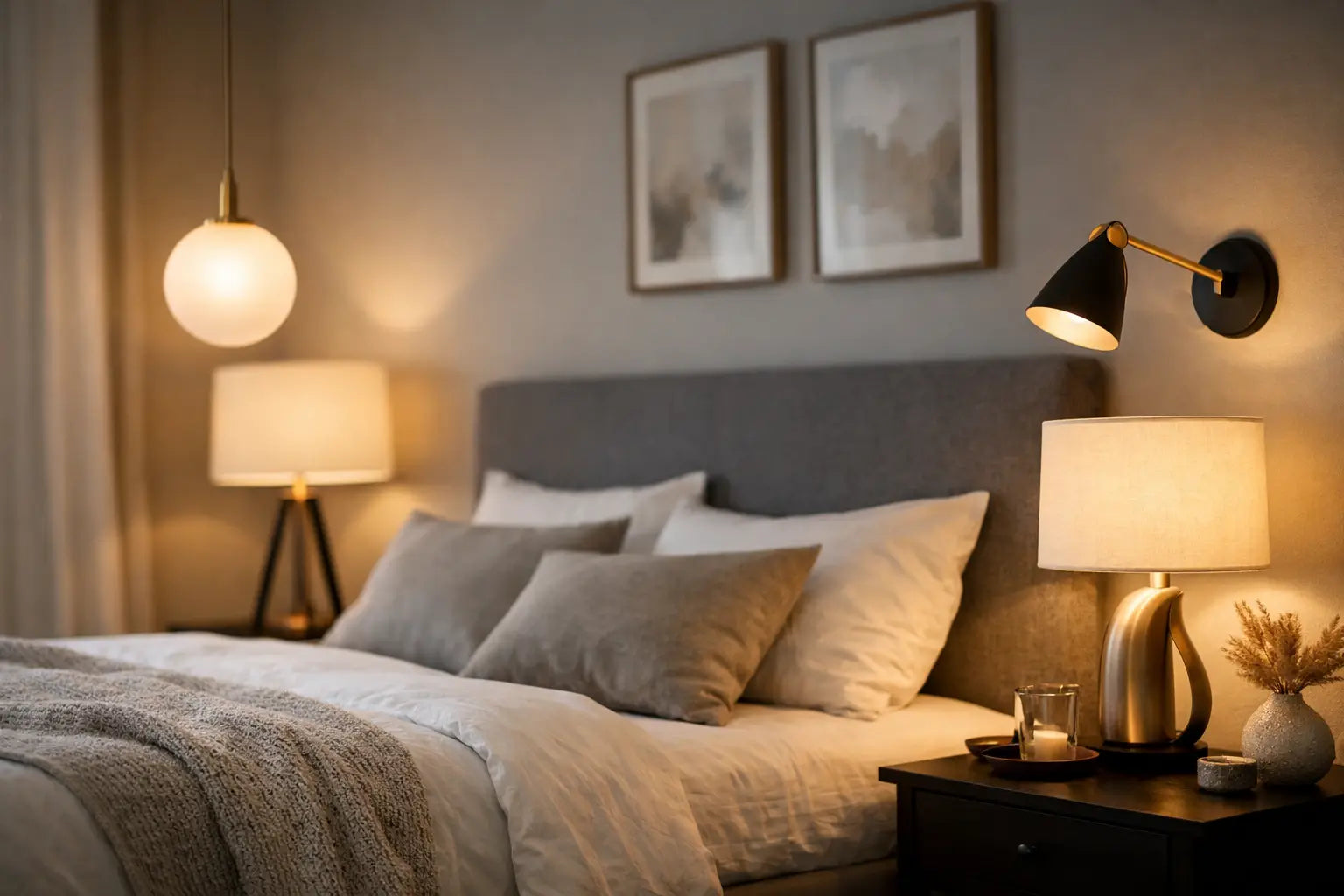 Guide des luminaires de chambre adulte