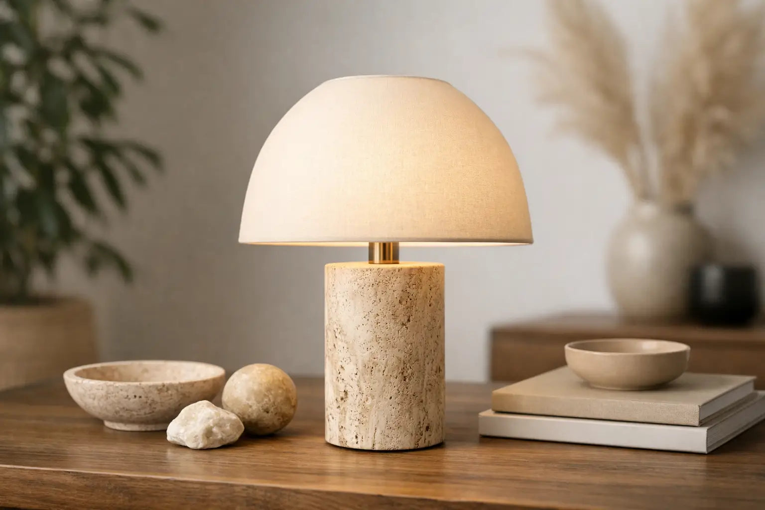 Lampe de table en travertin : bien la choisir