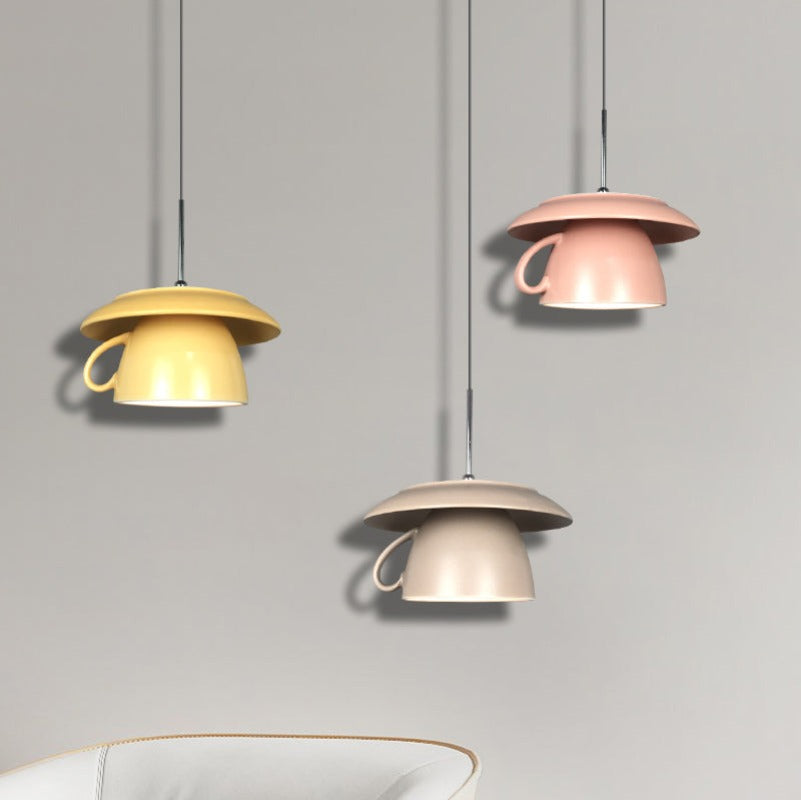 Suspension en céramique LED style pop art pour une lumière d’ambiance