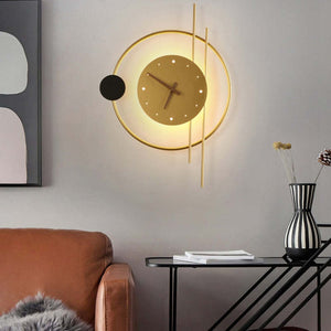 Selyn Applique Murale Led Moderne. Chambre. Noire/Or - Neutralighting