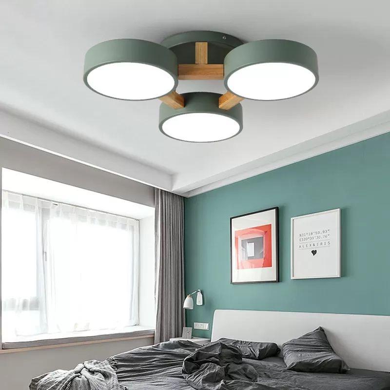 Nordische Minimalistische Deckenleuchte zum Aufsetzen für Wohnzimmer