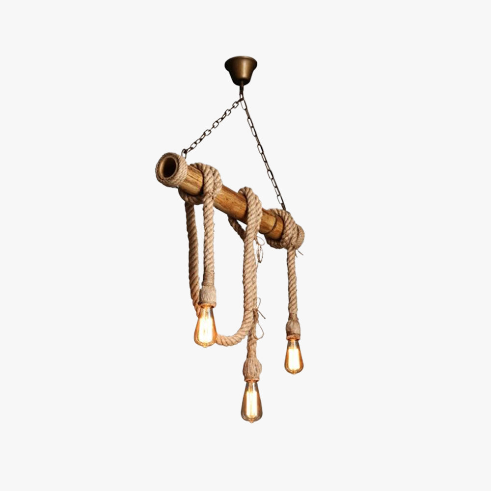 Suspension vintage en résine pour une ambiance rétro chaleureuse