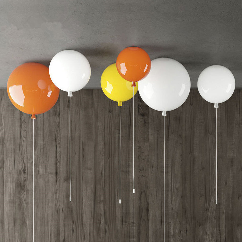Acrylic Balloon Flush Mount Ceiling Light For Bedroom