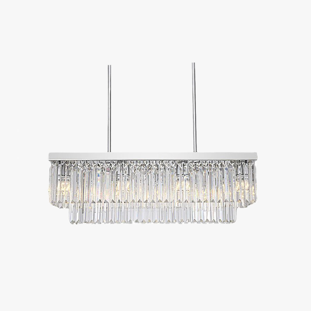 Suspension LED Kristy moderne Art Déco pour ambiance élégante