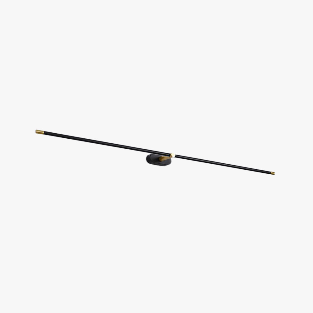 Ivox Applique Murale Linéaire Minimaliste Or & Noir - Neutralighting