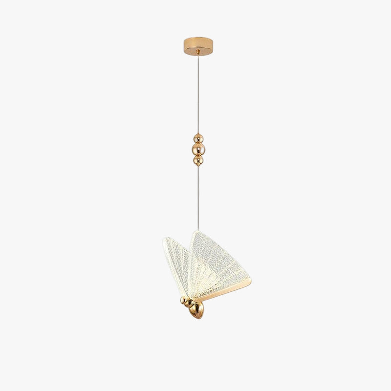 Suspension papillon Art déco pour éclairage d'ambiance
