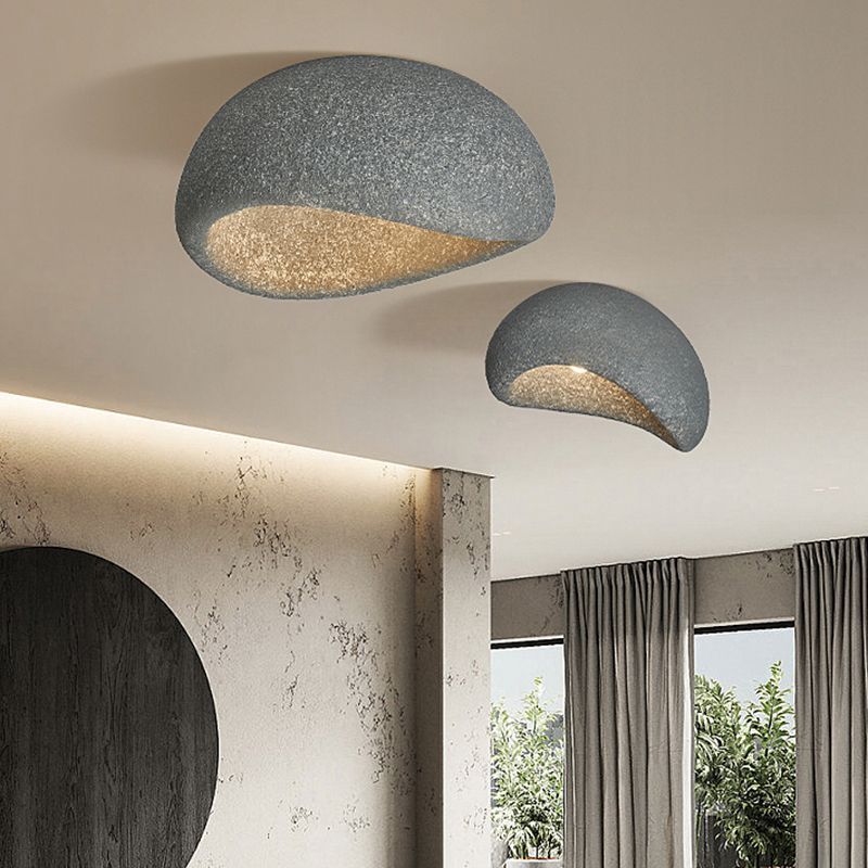 Plafonnier moderne en résine LED pour salon et salle à manger
