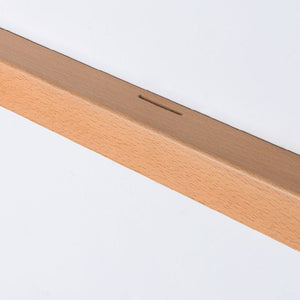 Dwyn Applique Murale Miroir Linéaire Minimaliste Bois Salon - Neutralighting