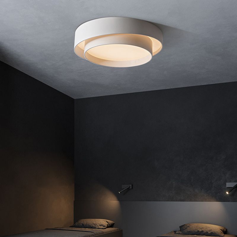 Lumière de plafond Art déco circulaire à montage affleurant style nordique