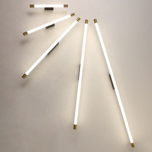 Yova Applique Murale Linéaire Simple. Métal/Acrylique. Blanc. Salle de Bain - Neutralighting
