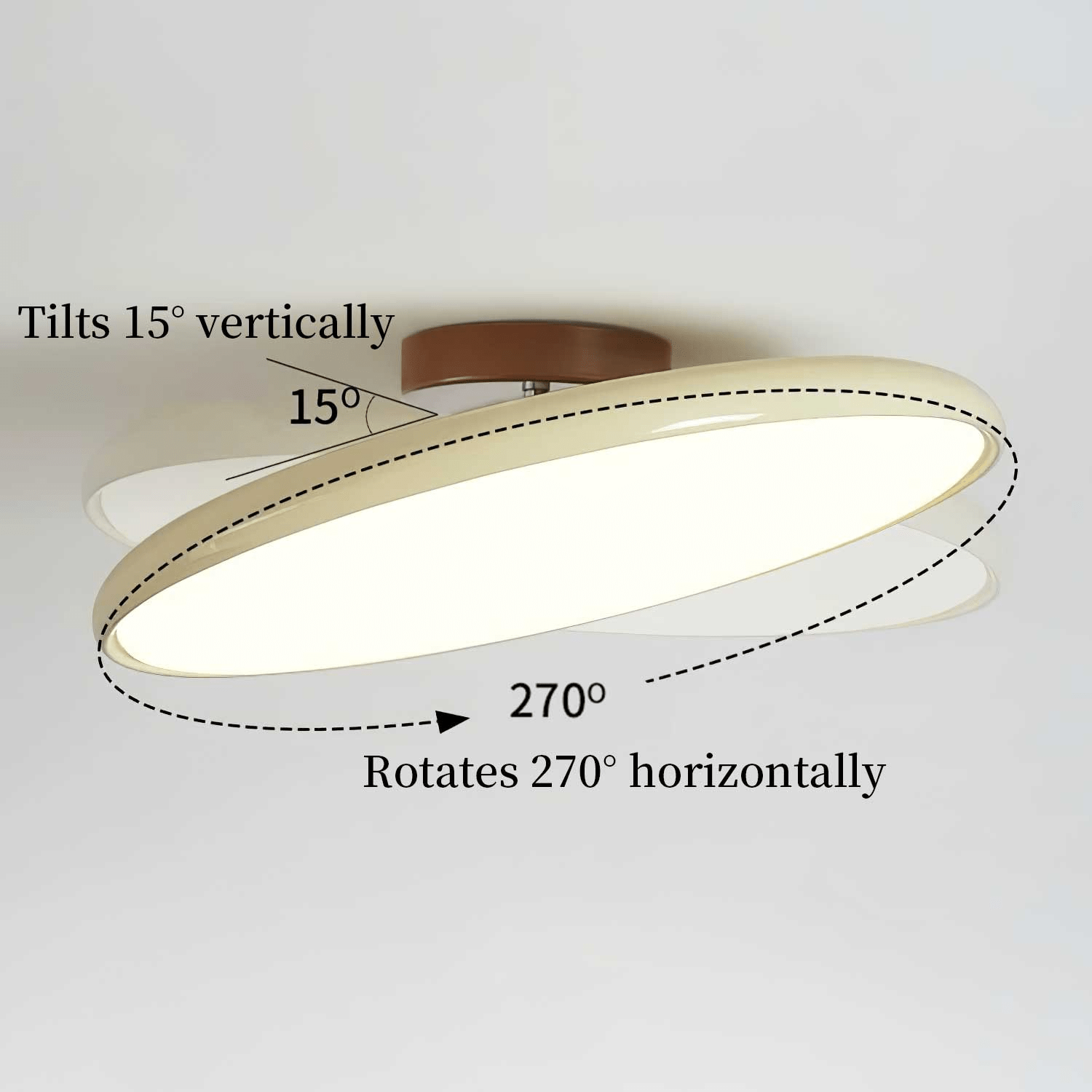 Lustra Plafonnier Drift Rond Ajustable - Neutralighting