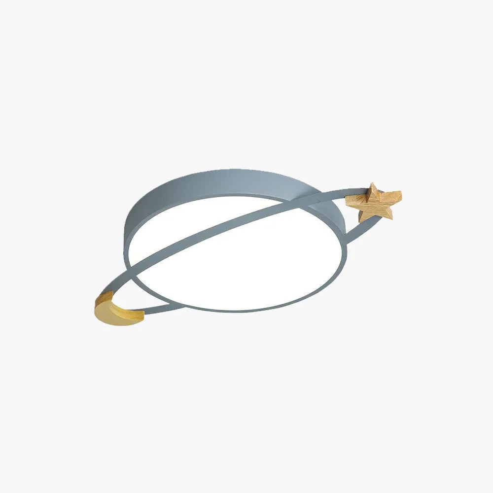 Lumière de plafond ronde moderne à montage affleurant dimmable avec changement de trois couleurs