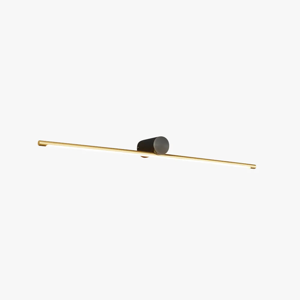 Applique murale minimaliste linéaire pour coiffeuse avec face miroir