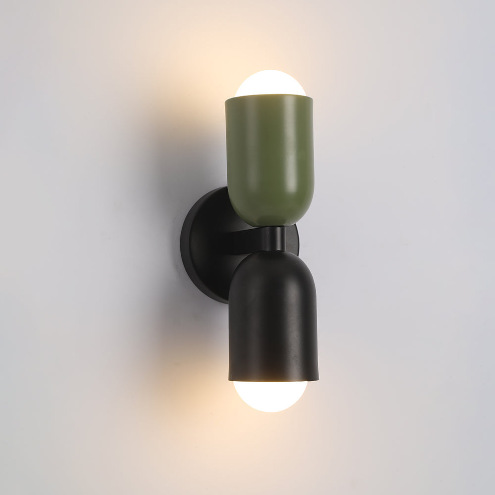 Kira Applique Murale Cylindre Scandinave Métal Coloré Salon - Neutralighting