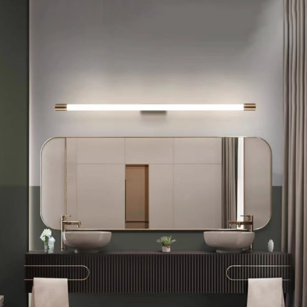 Yova Applique Murale Linéaire Simple. Métal/Acrylique. Blanc. Salle de Bain - Neutralighting