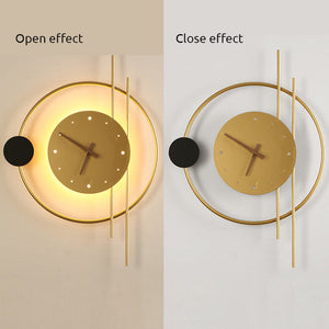 Selyn Applique Murale Led Moderne. Chambre. Noire/Or - Neutralighting