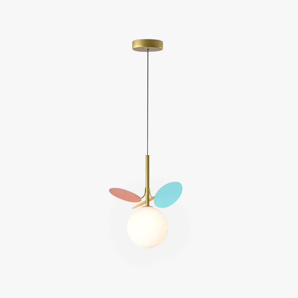 Lustre globe Art déco pour lueur ambiante chaleureuse