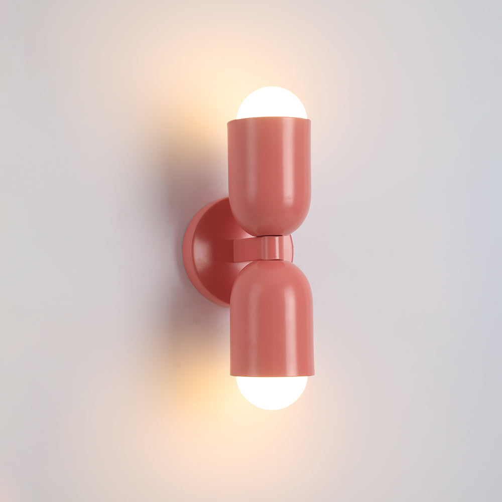 Kira Applique Murale Cylindre Scandinave Métal Coloré Salon - Neutralighting