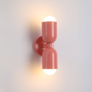 Kira Applique Murale Cylindre Scandinave Métal Coloré Salon - Neutralighting