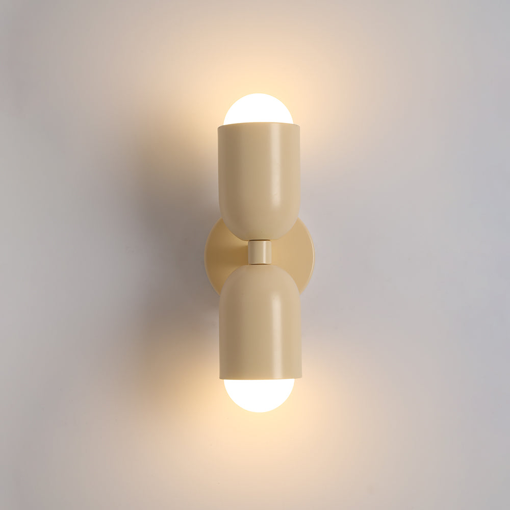 Kira Applique Murale Cylindre Scandinave Métal Coloré Salon - Neutralighting