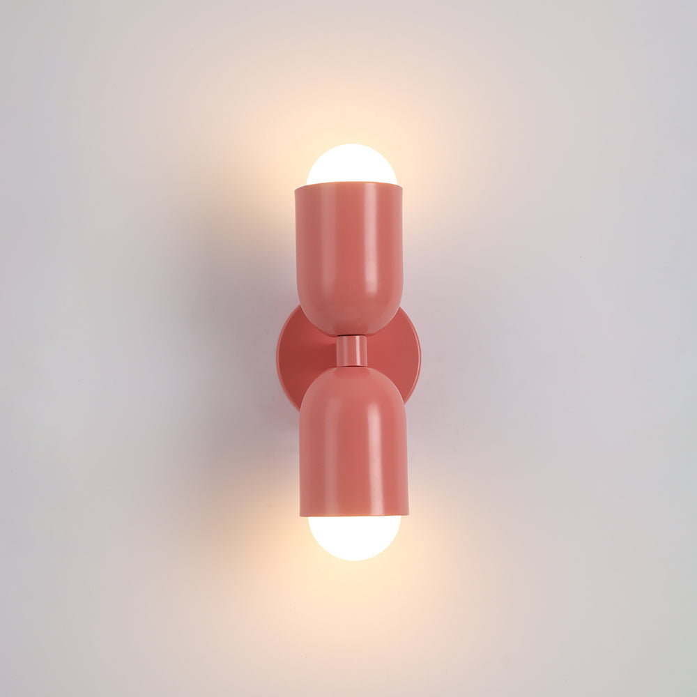 Kira Applique Murale Cylindre Scandinave Métal Coloré Salon - Neutralighting