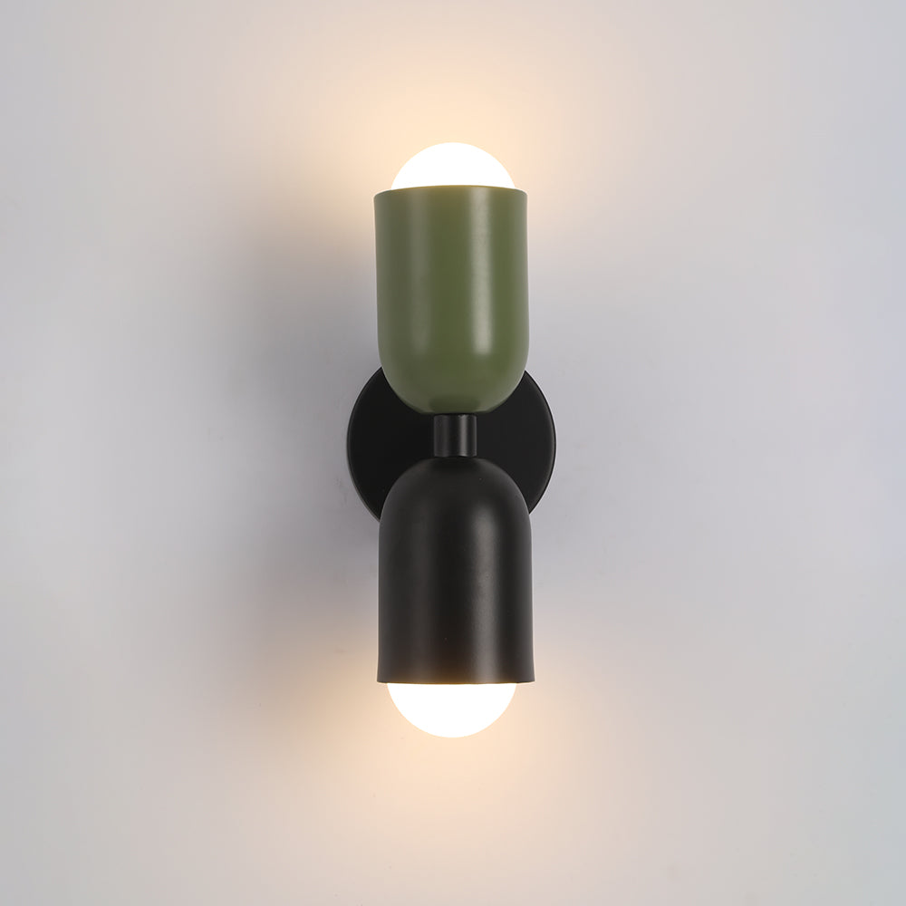 Kira Applique Murale Cylindre Scandinave Métal Coloré Salon - Neutralighting