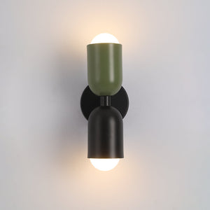 Kira Applique Murale Cylindre Scandinave Métal Coloré Salon - Neutralighting